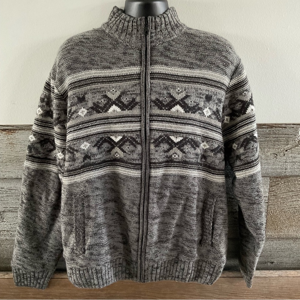 AtlasForMen Men's Sherpa-Lined Full Zip Jacket Size XXL (N1)